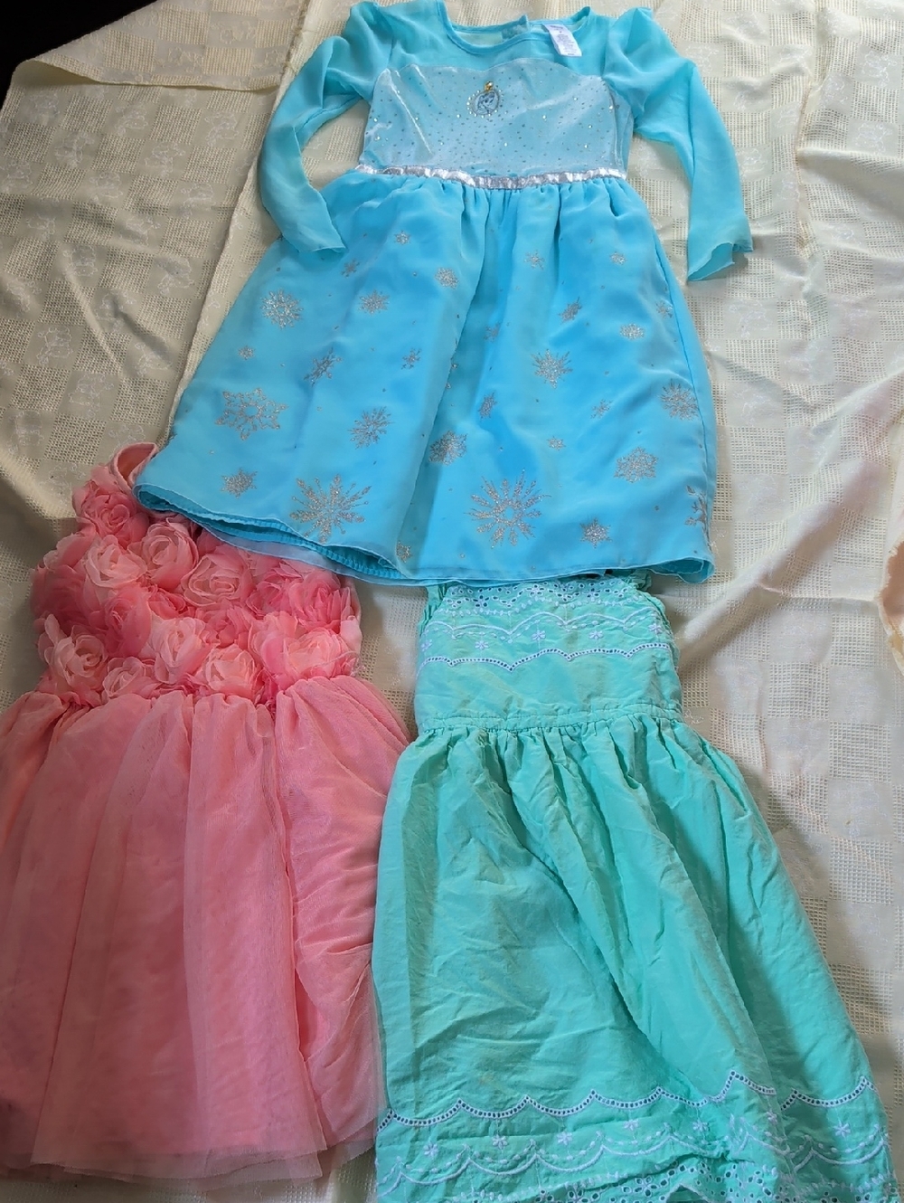 Disney Mint Green Party Dress with Sparkle Details